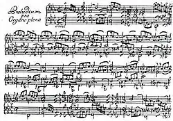 Image illustrative de l’article Prélude et fugue en mi bémol majeur (BWV 552)