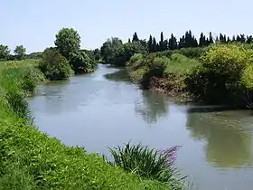 Première courbe du canal