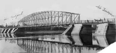 Le premier pont, vers 1916