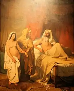 Abraham par le conseil de Sara prend Agar pour femme (Salon de 1842), localisation inconnue.