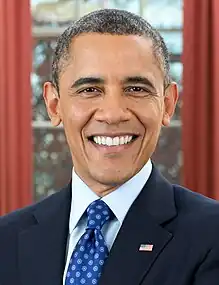 Barack Obama (11 fois) 2016, 2015, 2014, 2013, 2012, 2011, 2010, 2009, 2008, 2007, 2005.