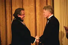 Avec Bill Clinton(8 décembre 1996)