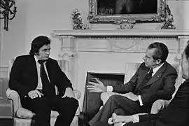 Avec Richard Nixon(26 juillet 1972)