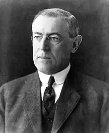 Woodrow Wilson, candidat à la présidence, gouverneur du New Jersey