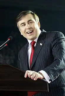 Président Mikheil Saakachvili (2004)