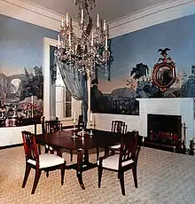 La salle à manger du président.
