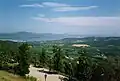 Vue panoramique de la presqu'île et du golfe de Saint-Tropez.