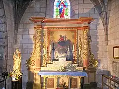 Retable du rosaire de Pressignac.