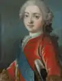 Un portrait présumé de Louis-Joseph-Xavier duc de Bourgogne, vers 1760.