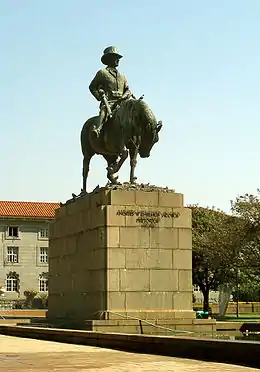 Statue équestre d'Andries Pretorius à Pretoria (1955)