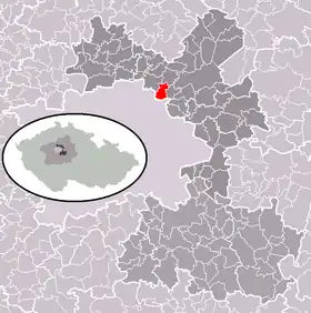 Localisation de Přezletice