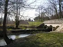 Photo de la confluence de l’Antenne et du Briou à Prignac.