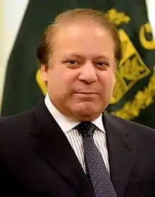 Nawaz Sharif, Premier ministre du Pakistan.