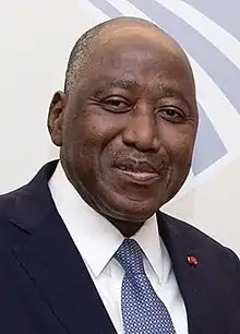 Description de l'image Prime Minister Amadou Gon Coulibaly (cropped).jpg.