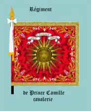régiment de Prince Camille cavalerie, avers