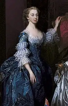 La princesse Augusta Charlotte de Hanovre (1751)