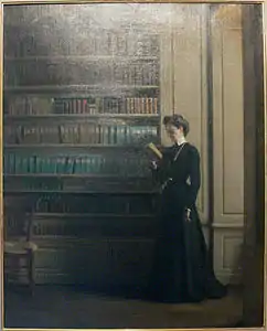 La Bibliothèque (vers 1906), huile sur toile, Vesoul, musée Georges-Garret.