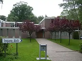 L'entrée de l'abbaye de Bonheiden.