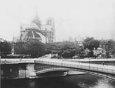 Le pont en 1898 (5e pont).