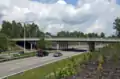 Le pont sur la nationale 1 séparant Munkkiniemi et Munkkivuori.