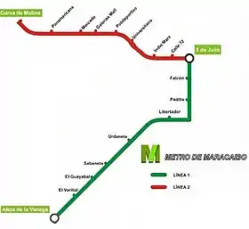 Image illustrative de l’article Métro léger de Maracaibo