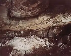 Cavité souterraine formée par l'explosion de Gnome.