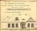 Plan de l'école de Rudka en 1925.