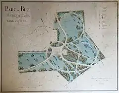 Projet de Parc du Domaine du Buc - 1894 - auteur inconnu