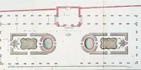 Projet d'Ange-Jacques Gabriel du « Nouveau jardin du Trianon », 1751