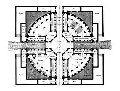 Projet de maison de campagne - Plan.