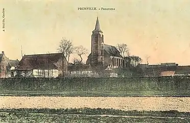 Carte postale du village avant 1914