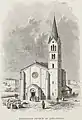 Église évangélique d'Alexandrie (dans une représentation de 1878)