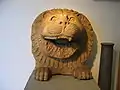 Lion de San Antioco (Sardaigne) datant du IVe siècle av. J.-C. et exposée au musée Barracco de Rome.