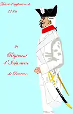 Régiment de Provence de 1776 à 1779
