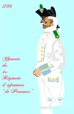 régiment de Provence de 1786 à 1791