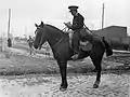 Facteur à cheval de la province de  Buenos Aires vers 1920