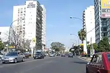 L'Avenida del Libertador dans la commune d'Olivos