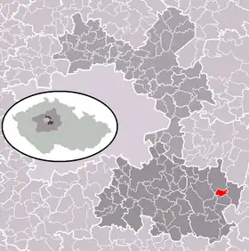 Localisation de Prusice