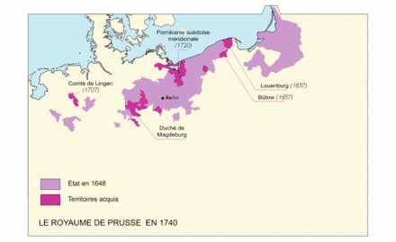 La Prusse en 1740.