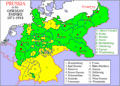 Emprise de la Prusse dans l’Empire allemand (1871-1918).
