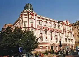 L'ancien central téléphonique de Belgrade, construit en 1908
