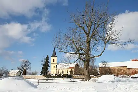 Église Saint-Venceslas à Dolní Jirčany.