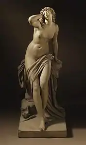 Psyché abandonnée (1796), terre cuite, musée d'Art du comté de Los Angeles.