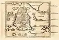 Claudii Ptolemaeii Alexandrinii Geographicae - Géographie de Claude Ptolémée d'Alexandrie. Asiae Tabula XII - Table XII de l'Asie : Taprobane et Océan Indien (1535).