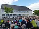 Le spectacle "Muraïe" par la compagnie Dédale de Clown dans la cour de l'école Guéhenno (anciennement école Thiers)