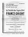 Publicité TFO vers 1932.