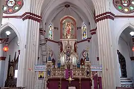 Intérieur de la basilique du Sacré-Cœur-de-Jésus.