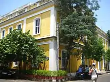  Bâtiment de l'École française d'Extrême-Orient à Pondichéry.