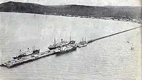 Jetée de Puerto Colombia en 1920