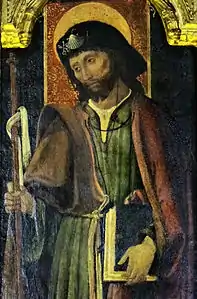 Panneau de droite : saint Jacques